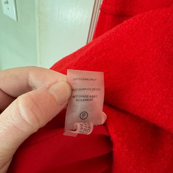 Karl Lagerfield Paris Red Sleeveless Dress Size 8 - Picture 6 of 8